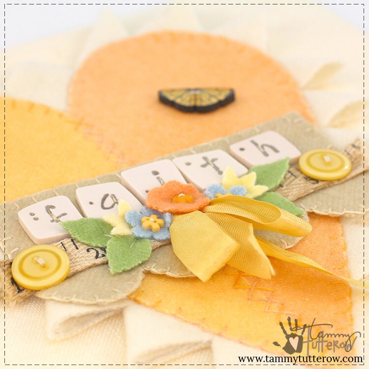 Heartfelt: Faith Wool Appliqué Pattern *Download*