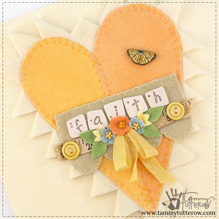 Heartfelt: Faith Wool Appliqué Pattern *Download*