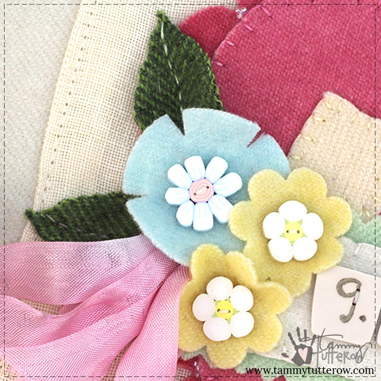 Heartfelt: Grace Wool Appliqué Pattern *Download*
