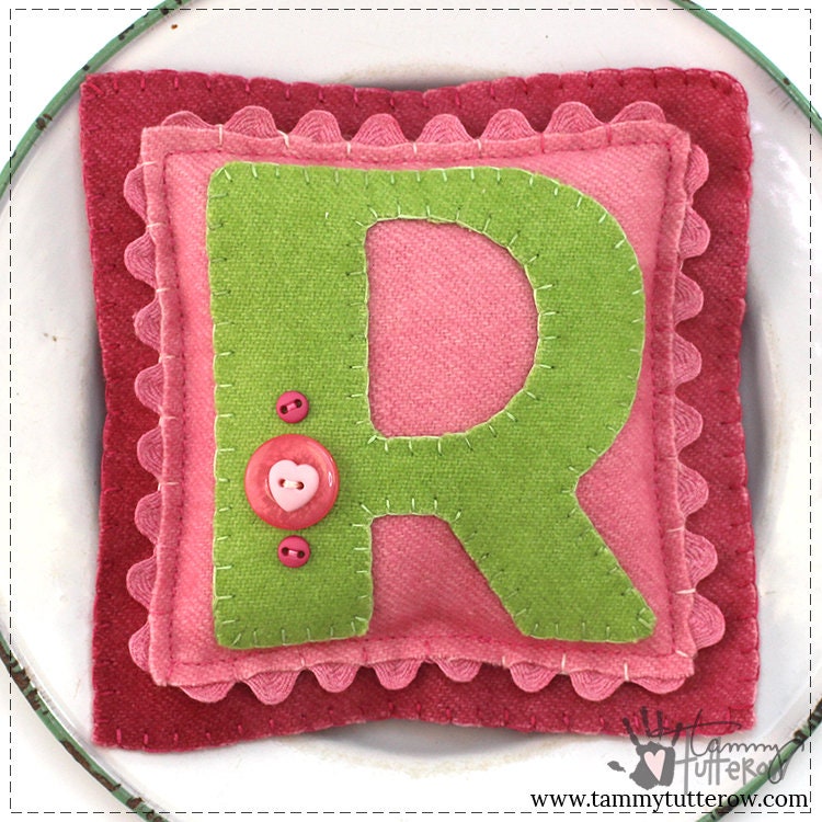 Button Block Appliqué Alphabet *Download*