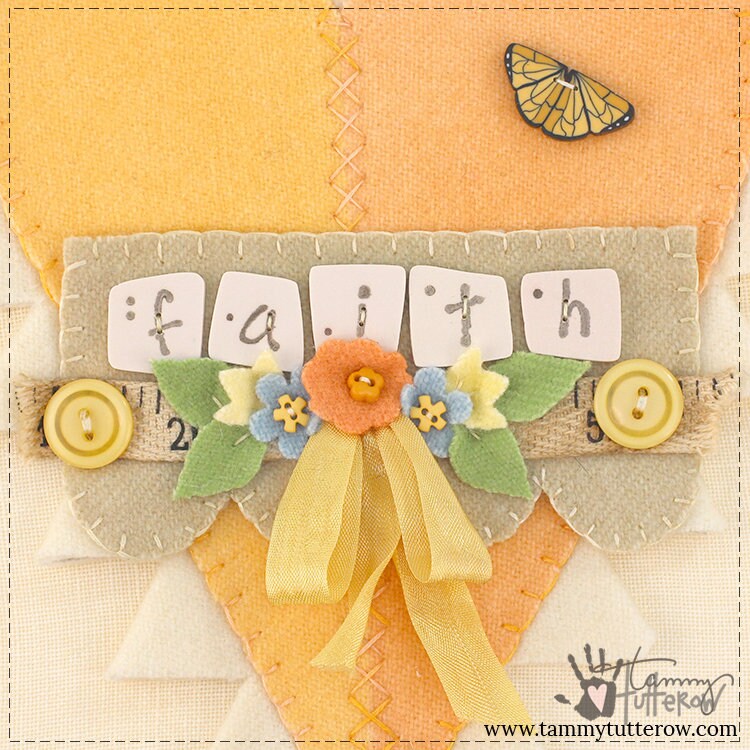 Heartfelt: Faith Wool Appliqué Pattern *Download*