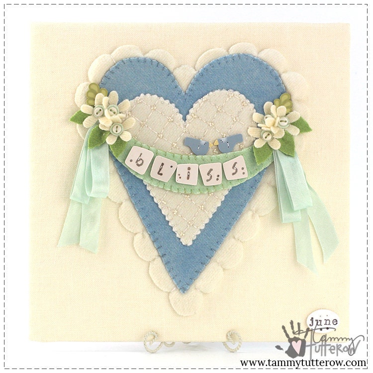 Heartfelt: Bliss Wool Appliqué Pattern *Download*