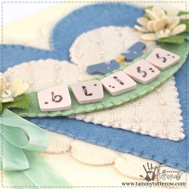 Heartfelt: Bliss Wool Appliqué Pattern *Download*